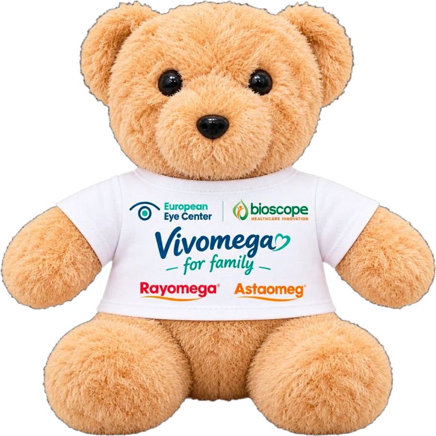 Gấu Teddy mặc áo Vivomega for family